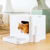 Hoopo Dome Plus Cat Litter Box-Cat Litter Box-Hoopo- Silver Circle Pets