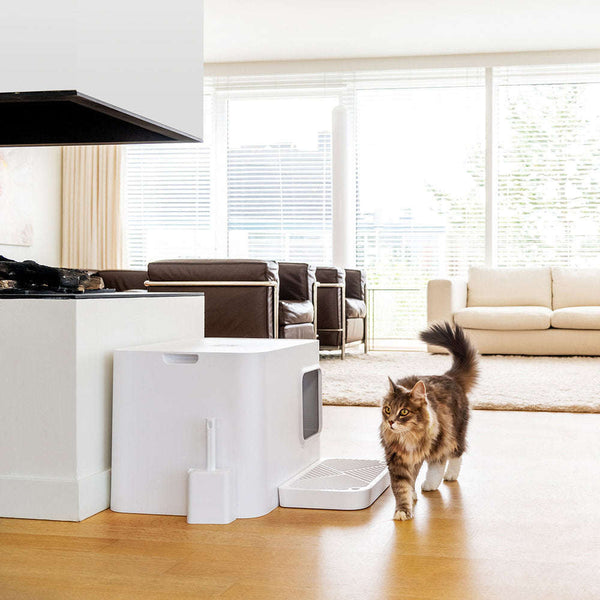 Hoopo Dome Plus Cat Litter Box-Cat Litter Box-Hoopo- Silver Circle Pets
