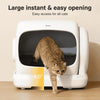 Hoopo Magna | Automatic Self-Cleaning Litter Box | 106L-Cat Litter Box-Hoopo- Silver Circle Pets