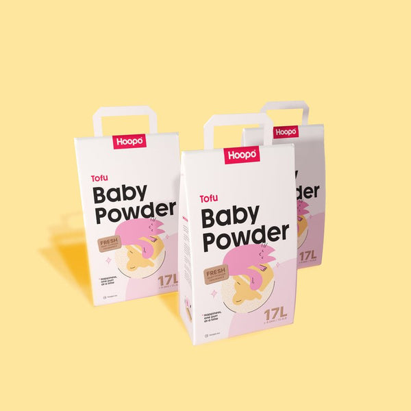 Hoopo Tofu Baby Powder Cat Litter | 7L, 17L-Cat Litter-Hoopo- Silver Circle Pets