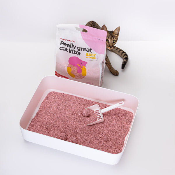 Hoopo Tofu Fine Baby Powder Cat Litter | 7L, 17L-Cat Litter-Hoopo- Silver Circle Pets