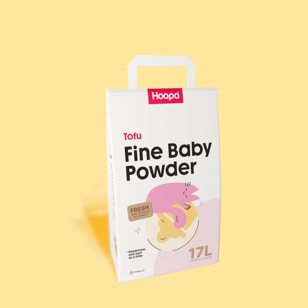 Hoopo Tofu Fine Baby Powder Cat Litter | 7L, 17L-Cat Litter-Hoopo- Silver Circle Pets