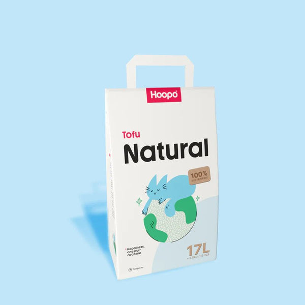 Hoopo Tofu Natural Cat Litter | 17L-Cat Litter-Hoopo- Silver Circle Pets