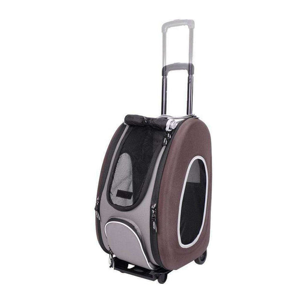 Ibiyaya 4-in-1 Pet Carrier & Trolley-Pet Accessories-Ibiyaya- Silver Circle Pets
