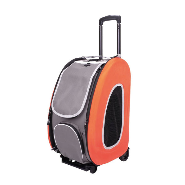 Ibiyaya 4-in-1 Pet Carrier & Trolley-Pet Accessories-Ibiyaya- Silver Circle Pets