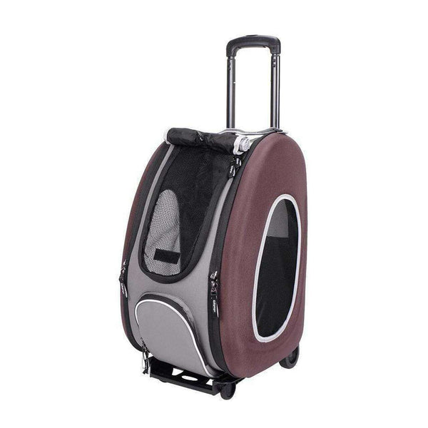 Ibiyaya 4-in-1 Pet Carrier & Trolley-Pet Accessories-Ibiyaya- Silver Circle Pets
