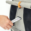 Ibiyaya Adventure Cat Carrier Backpack | Airline-Approved-Pet Accessories-Ibiyaya- Silver Circle Pets