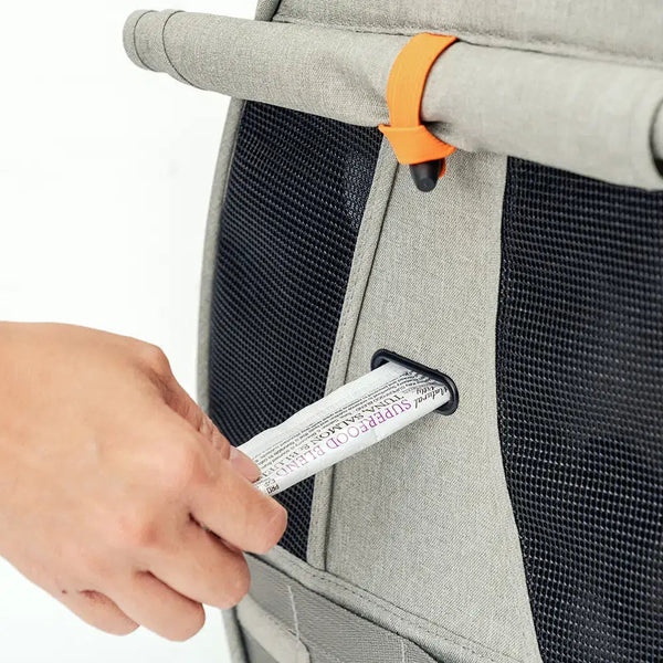 Ibiyaya Adventure Cat Carrier Backpack | Airline-Approved-Pet Accessories-Ibiyaya- Silver Circle Pets