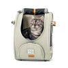 Ibiyaya Adventure Cat Carrier Backpack | Airline-Approved-Pet Accessories-Ibiyaya- Silver Circle Pets
