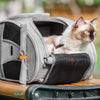 Ibiyaya Adventure Cat Carrier Backpack | Airline-Approved-Pet Accessories-Ibiyaya- Silver Circle Pets