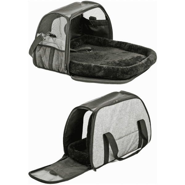 Ibiyaya Carry Me Sleeper Pet Carrier | UK Exclusive-Pet Accessories-Ibiyaya- Silver Circle Pets