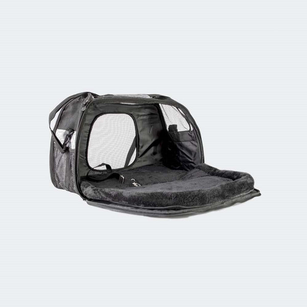 Ibiyaya Carry Me Sleeper Pet Carrier | UK Exclusive-Pet Accessories-Ibiyaya- Silver Circle Pets
