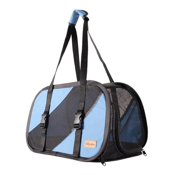 Ibiyaya Flying Pal Foldable Pet Travel Carrier | Airline-Approved-Pet Carrier-Ibiyaya- Silver Circle Pets