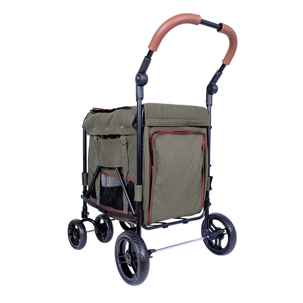 Ibiyaya Gentle Giant Wagon Dog Pram-Pet Strollers-Ibiyaya- Silver Circle Pets