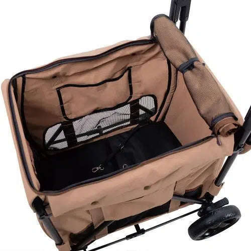 Ibiyaya Gentle Giant Wagon Dog Pram-Pet Strollers-Ibiyaya- Silver Circle Pets