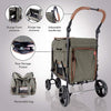 Ibiyaya Gentle Giant Wagon Dog Pram-Pet Strollers-Ibiyaya- Silver Circle Pets