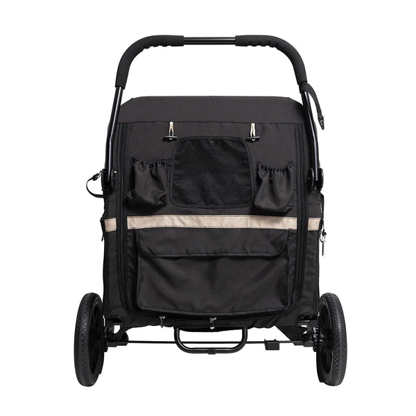 Ibiyaya Grand Cruiser Large Dog Stroller | + Included Supportive Cushion-Pet Strollers-Ibiyaya- Silver Circle Pets