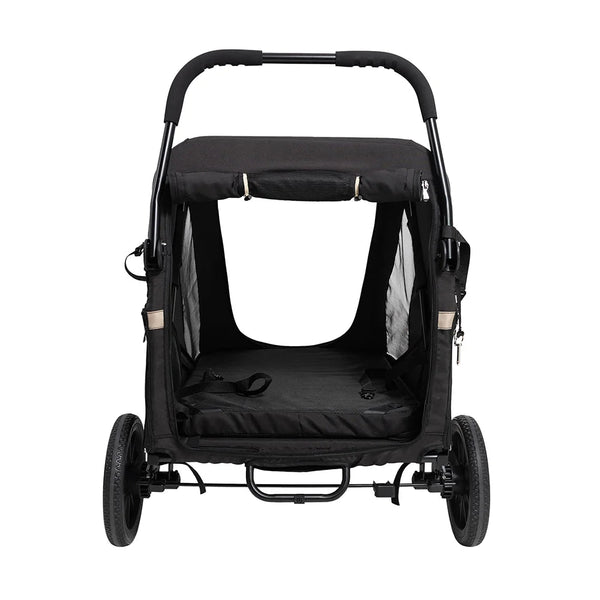 Ibiyaya Grand Cruiser Large Dog Stroller | + Included Supportive Cushion-Pet Strollers-Ibiyaya- Silver Circle Pets