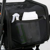 Ibiyaya JetPaw 3-in-1 Pet Stroller/Removable Airline-Approved Carrier | Expandable Rolling Pet Carrier-Backpack-Pet Strollers-Ibiyaya- Silver Circle Pets