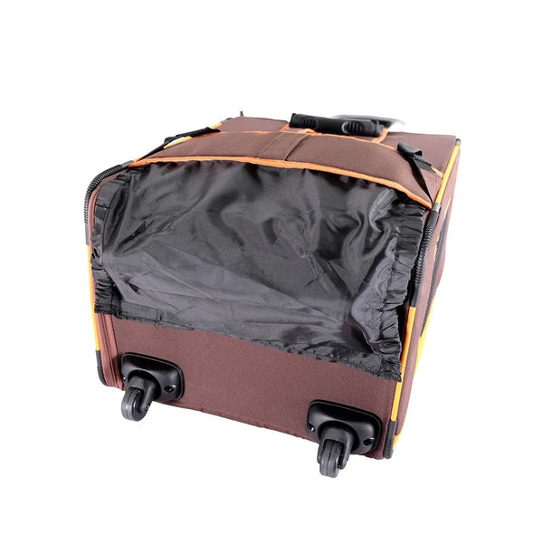 Ibiyaya Liso Backpack Rolling Pet Carrier-Pet Carrier-Ibiyaya- Silver Circle Pets