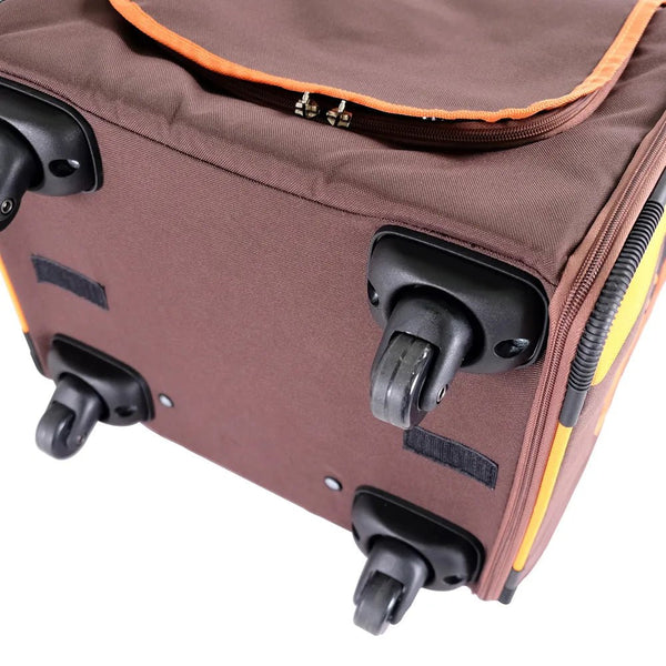 Ibiyaya Liso Backpack Rolling Pet Carrier-Pet Carrier-Ibiyaya- Silver Circle Pets