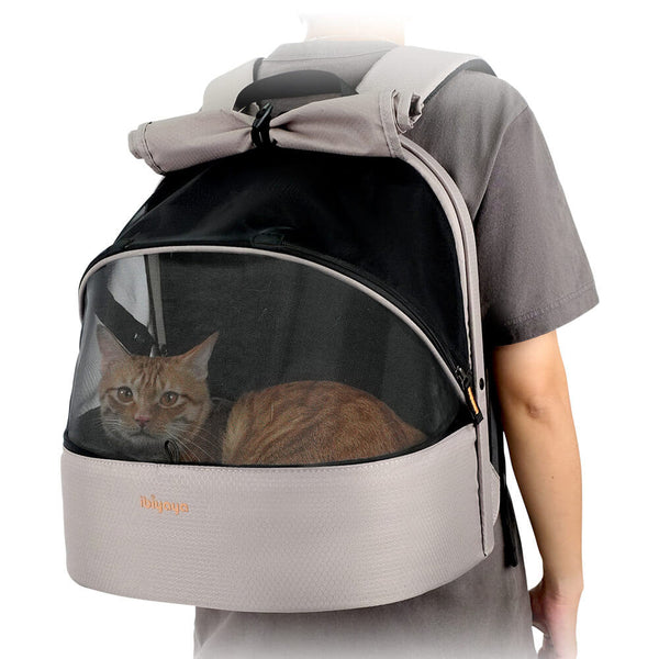 Ibiyaya Panorama Pet Carrier | Airline-Approved-Pet Carrier-Ibiyaya- Silver Circle Pets