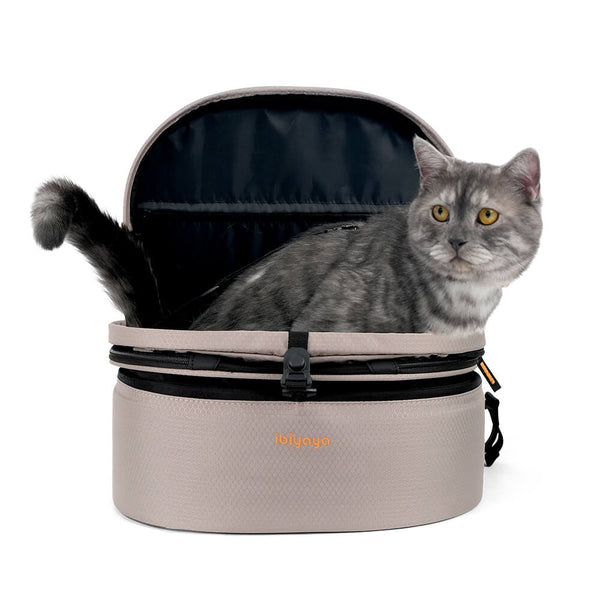Ibiyaya Panorama Pet Carrier | Airline-Approved-Pet Carrier-Ibiyaya- Silver Circle Pets