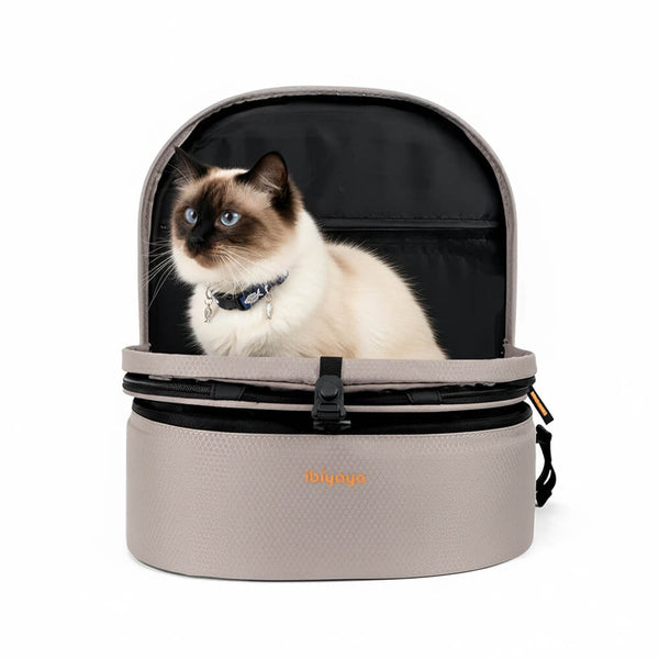 Ibiyaya Panorama Pet Carrier | Airline-Approved-Pet Carrier-Ibiyaya- Silver Circle Pets