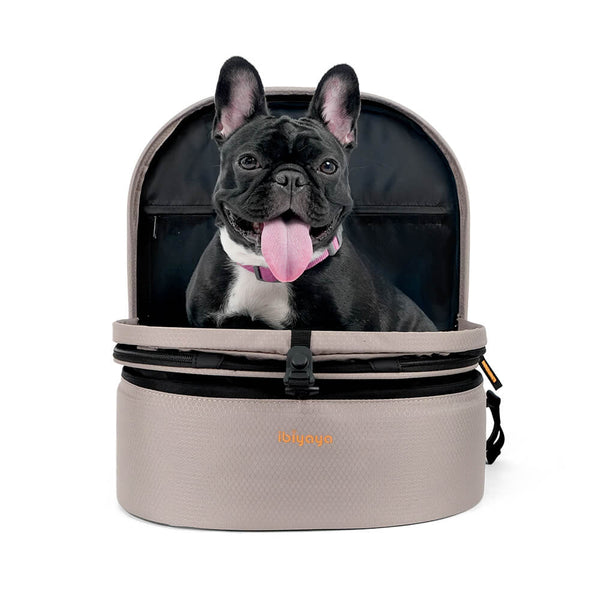Ibiyaya Panorama Pet Carrier | Airline-Approved-Pet Carrier-Ibiyaya- Silver Circle Pets