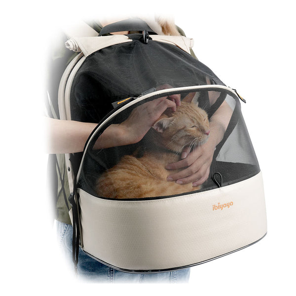 Ibiyaya Panorama Pet Carrier | Airline-Approved-Pet Carrier-Ibiyaya- Silver Circle Pets