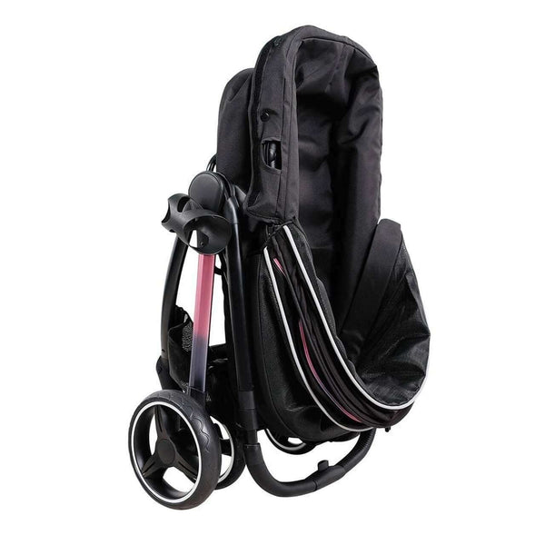 Ibiyaya Retro Luxe Large Pet Stroller-Pet Strollers-Ibiyaya- Silver Circle Pets