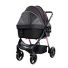 Ibiyaya Retro Luxe Large Pet Stroller-Pet Strollers-Ibiyaya- Silver Circle Pets