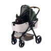 Ibiyaya Retro Luxe Large Pet Stroller-Pet Strollers-Ibiyaya- Silver Circle Pets
