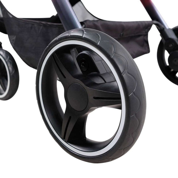 Ibiyaya Retro Luxe Large Pet Stroller-Pet Strollers-Ibiyaya- Silver Circle Pets