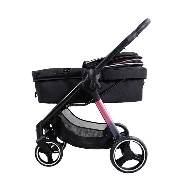 Ibiyaya Retro Luxe Large Pet Stroller-Pet Strollers-Ibiyaya- Silver Circle Pets