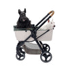 Ibiyaya Retro Luxe Large Pet Stroller-Pet Strollers-Ibiyaya- Silver Circle Pets