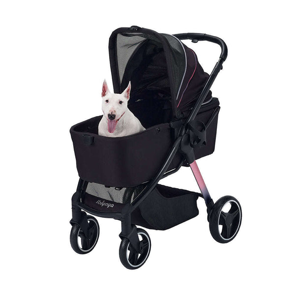 Ibiyaya Retro Luxe Large Pet Stroller-Pet Strollers-Ibiyaya- Silver Circle Pets