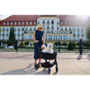 Ibiyaya Retro Luxe Large Pet Stroller-Pet Strollers-Ibiyaya- Silver Circle Pets