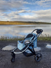 Ibiyaya The Beast Dog Jogging Stroller-Pet Strollers-Ibiyaya- Silver Circle Pets
