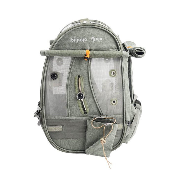 Ibiyaya Trackpack For Birds | Medium-Pet Carrier-Ibiyaya- Silver Circle Pets