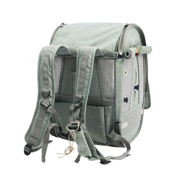 Ibiyaya Trackpack For Birds | Medium-Pet Carrier-Ibiyaya- Silver Circle Pets