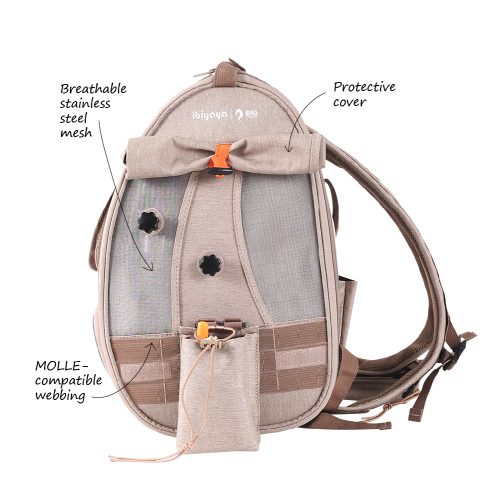 Ibiyaya Trackpack For Birds-Pet Accessories-Ibiyaya- Silver Circle Pets