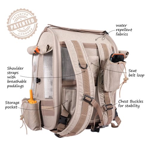 Ibiyaya Trackpack For Birds-Pet Accessories-Ibiyaya- Silver Circle Pets