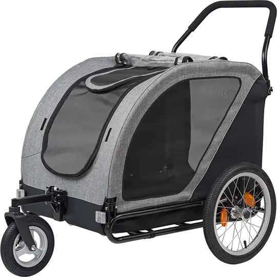 AirBuggy Nest Dog Bike Trailer & Pet Stroller | Spacious Cot | Slim Fold