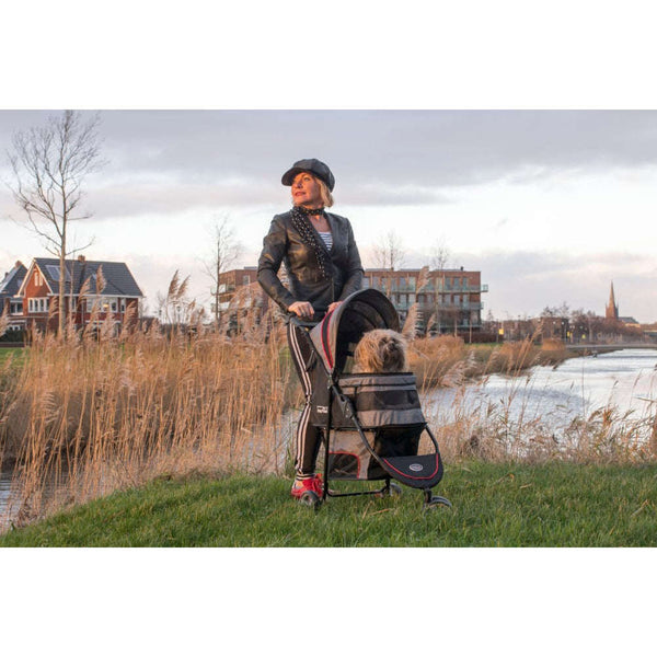 InnoPet Avenue Pet Pram Including Free Rain Cover-Pet Strollers-Innopet- Silver Circle Pets