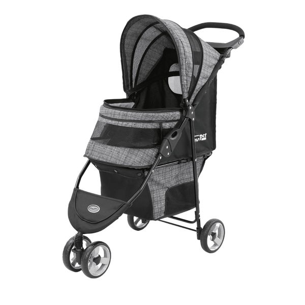 InnoPet Avenue Pet Pram Including Free Rain Cover-Pet Strollers-Innopet- Silver Circle Pets