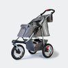 InnoPet Buggy Comfort AIR Eco + Free Organiser-Pet Strollers-Innopet- Silver Circle Pets