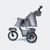 InnoPet Buggy Comfort AIR Eco + Free Organiser-Pet Strollers-Innopet- Silver Circle Pets