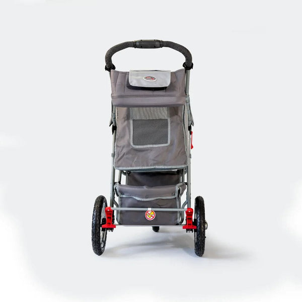 InnoPet Buggy Comfort AIR Eco + Free Organiser-Pet Strollers-Innopet- Silver Circle Pets