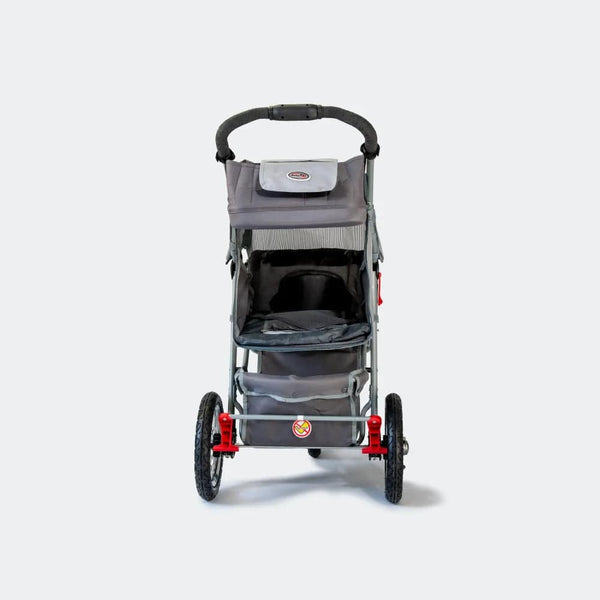 InnoPet Buggy Comfort AIR Eco + Free Organiser-Pet Strollers-Innopet- Silver Circle Pets